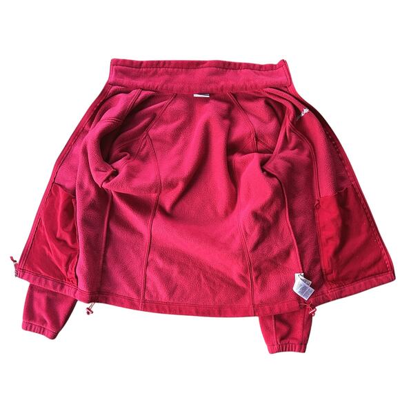 Columbia Benton Springs Full Zip Fleece Beet Pink Jacket Women's Large - Picture 5 of 7